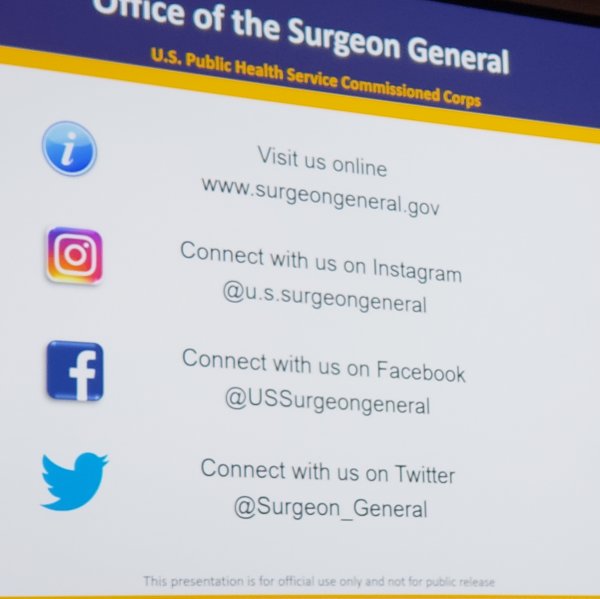 United States Surgeon General Social Media Sites